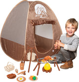 Lobbes speelgoed bv kampeerset tent speelset, 34dlg. - afbeelding 1