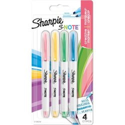 Tekstmarker sharpie s-note beitelpunt kleurenassortiment