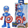 Marvel spidey and his amazing friends supersized captain america speelfiguur
