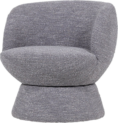 Woood shuffle draaifauteuil - melange - grijs - 72x73x71