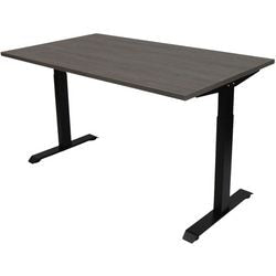 Bureau euroseats logan eiken, zwart 620 840x1200x800