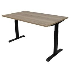 Bureau euroseats natuuriljk eiken , zwart 620 840x1400x800