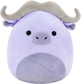 Squishmallows knuffel pluche - paarse waterbuffel, 30cm - afbeelding 1