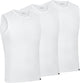 Gripgrab - ultralight 3pack mesh mouwloos base layer zomer fiets ondershirt polygiene zweethemd - wit - heren - maat l