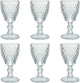 Medard de noblat - diamond - wijnglas 20 cl - doorzichtig - 6 delig