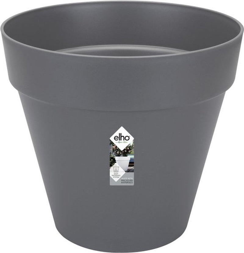 Elho loft urban rond 40 - bloempot voor buiten - ø 38.5 x h 35.3 cm - antraciet