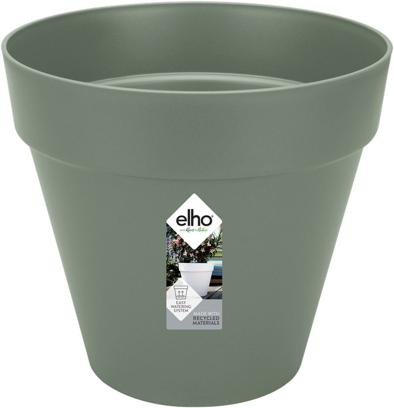 Elho loft urban rond 20 - bloempot voor buiten - ø 19.3 x h 17.5 cm - pistachegroen