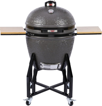 Grill guru kamado barbecue original xl ø56cm ø22,05inch - compleet - grijs
