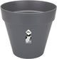 Elho loft urban rond 60 - grote bloempot voor buiten - waterreservoir - 100% gerecycled plastic - ø 58.0 x h 54.0 cm - antraciet