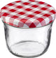 Westmark 6 worstpotten potten met draaideksel, rond, vulvolume: 230 ml, ø 82 mm, glas, 66502270