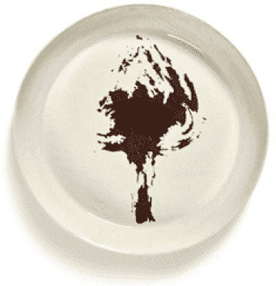 Serax - ottolenghi feast - serveerschaal l - wit zwart - 44 ø