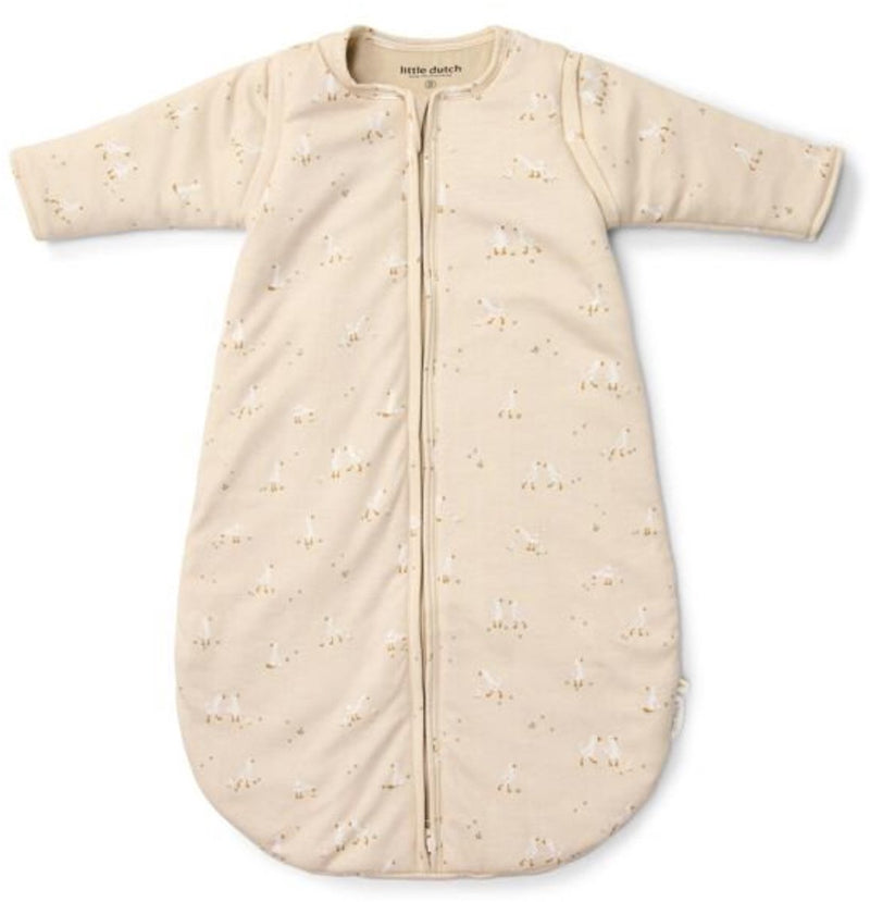Little dutch slaapzak winter – beige – maat 90 cm – newborn naturals – little goose