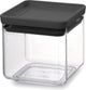 Brabantia tasty+ voorraadbus - stapelbaar - 0,7 l - dark grey