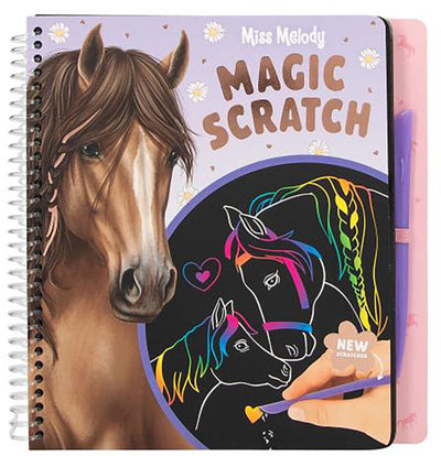 Depesche - miss melody magic scratch boek - kleurboek