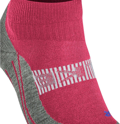 Falke ru4 cool short anti-blaar functioneel materiaal hardloopsokken dames rood - maat 41-42