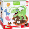 Toi-toys little stars foam vloerpuzzel dino, 36st.