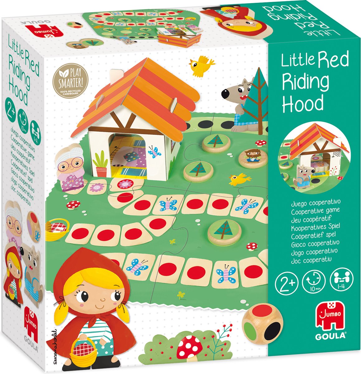 Goula jumbo - - little red riding hood roodkapje - bordspel