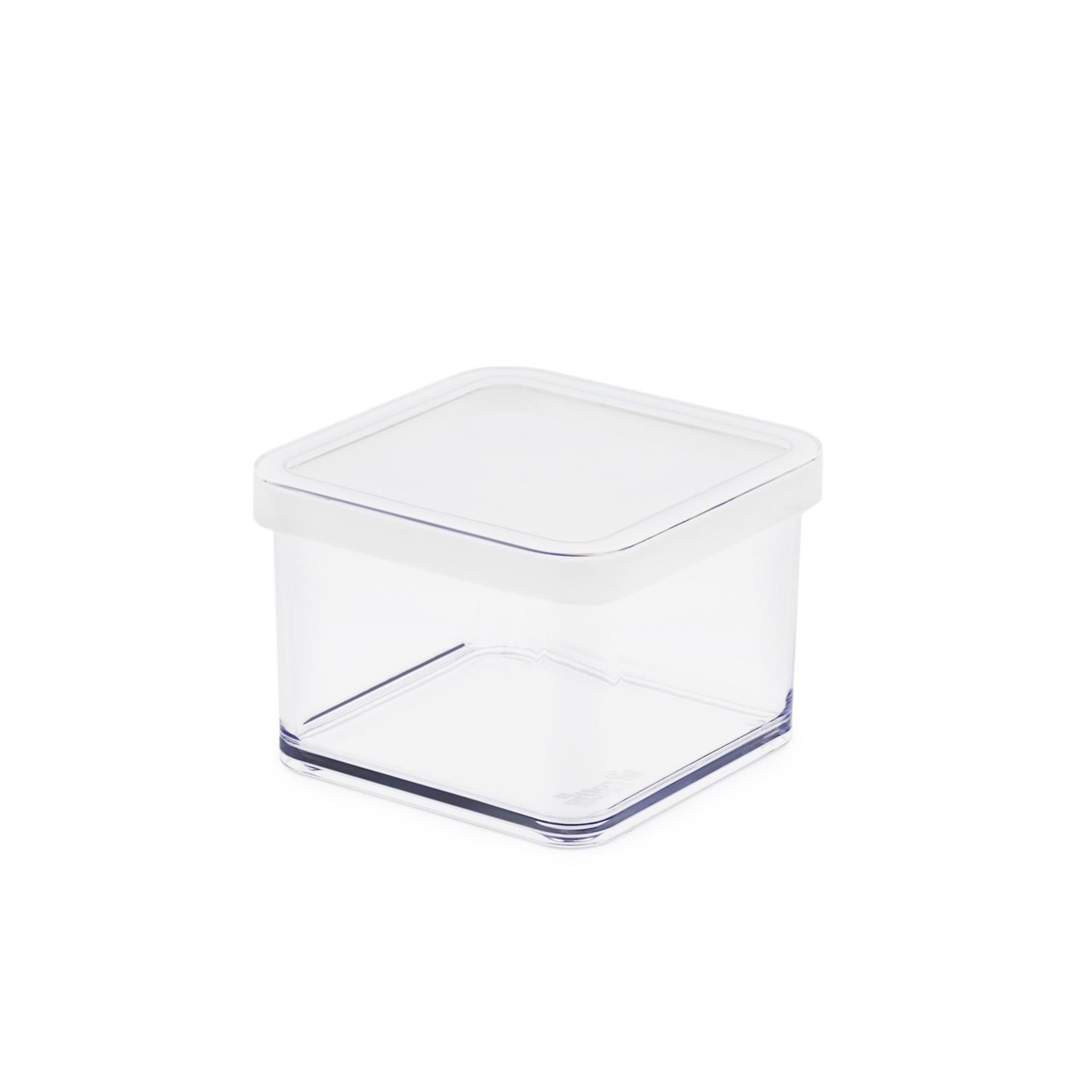 Rotho premium can loft 10x10x7 cm transparant wit 500 ml
