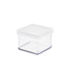Rotho premium can loft 10x10x7 cm transparant wit 500 ml