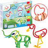 Spaghetteez 70stuks set- flexibele bouwstaafjes- speelgoed 4,5,6,7,8 jaar jongens en meisjes- knutselen meisjes jongens- constructie speelgoed- montessori speelgoed- educatief speelgoed