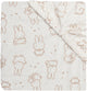 Jollein hoeslaken ledikant - 60x120cm - nijntje moments - light terra
