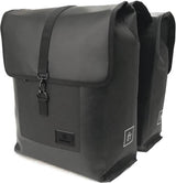 Fastrider jaxx dubbele fietstas trend waterdicht - zwart - 28l per tas - afbeelding 1