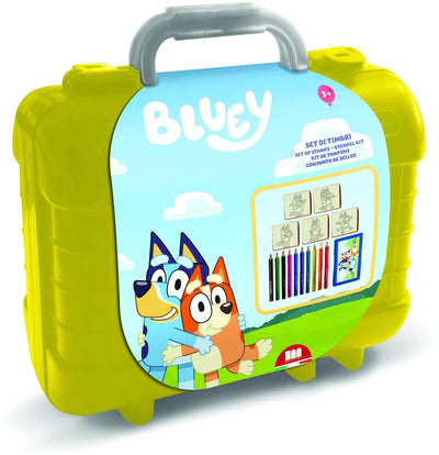 Merkloos sans marque bluey - kleuren stempel kofferset (6502120)