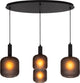 Lucide eloise - hanglamp - 4xe27 - zwart
