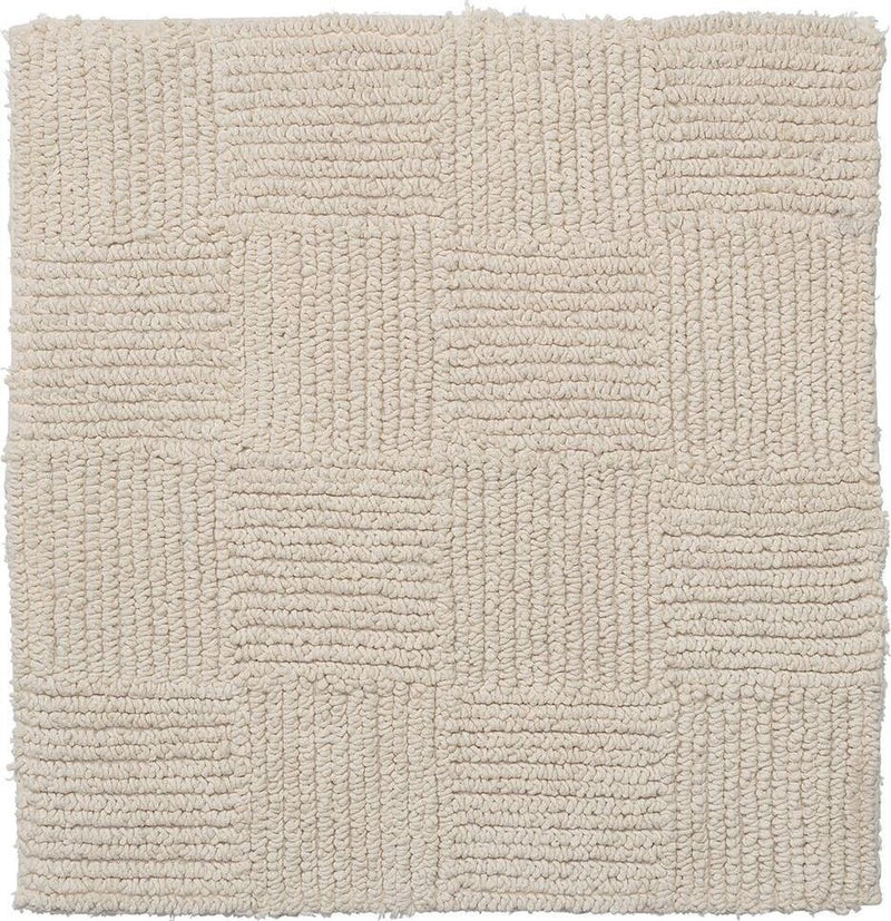 Sealskin - reverse badmat 60x60 cm - katoen - zand