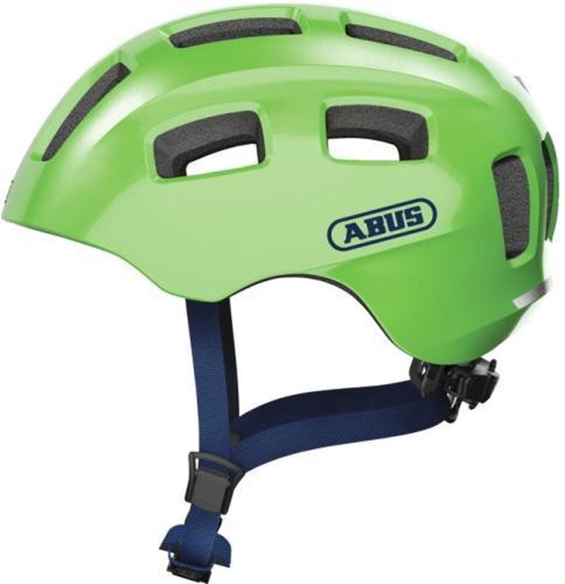 Abus fietshelm youn-i 2.0 sparkling green s - 48-54 cm - groen - geschikt voor gebruik op elektrische fietsen - stadsfietsen - 240 g