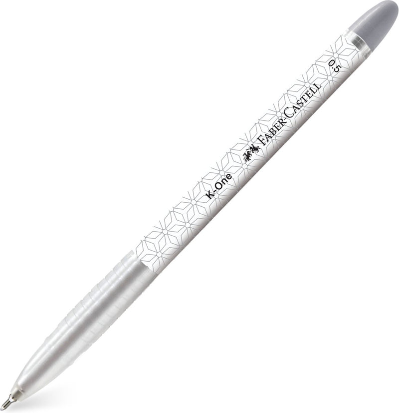 Faber-castell balpen - k-one - 0.5mm - zwart - doos 10 stuks - fc-642099