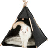 Trixie kattenmand tipi vilt antraciet