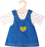 Heless babypoppenkleding meisjes 28-35 cm textiel 2-delig - afbeelding 1