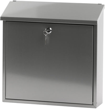 V-part - wandbrievenbus malagan - stainless steel - rvs - brievenbus