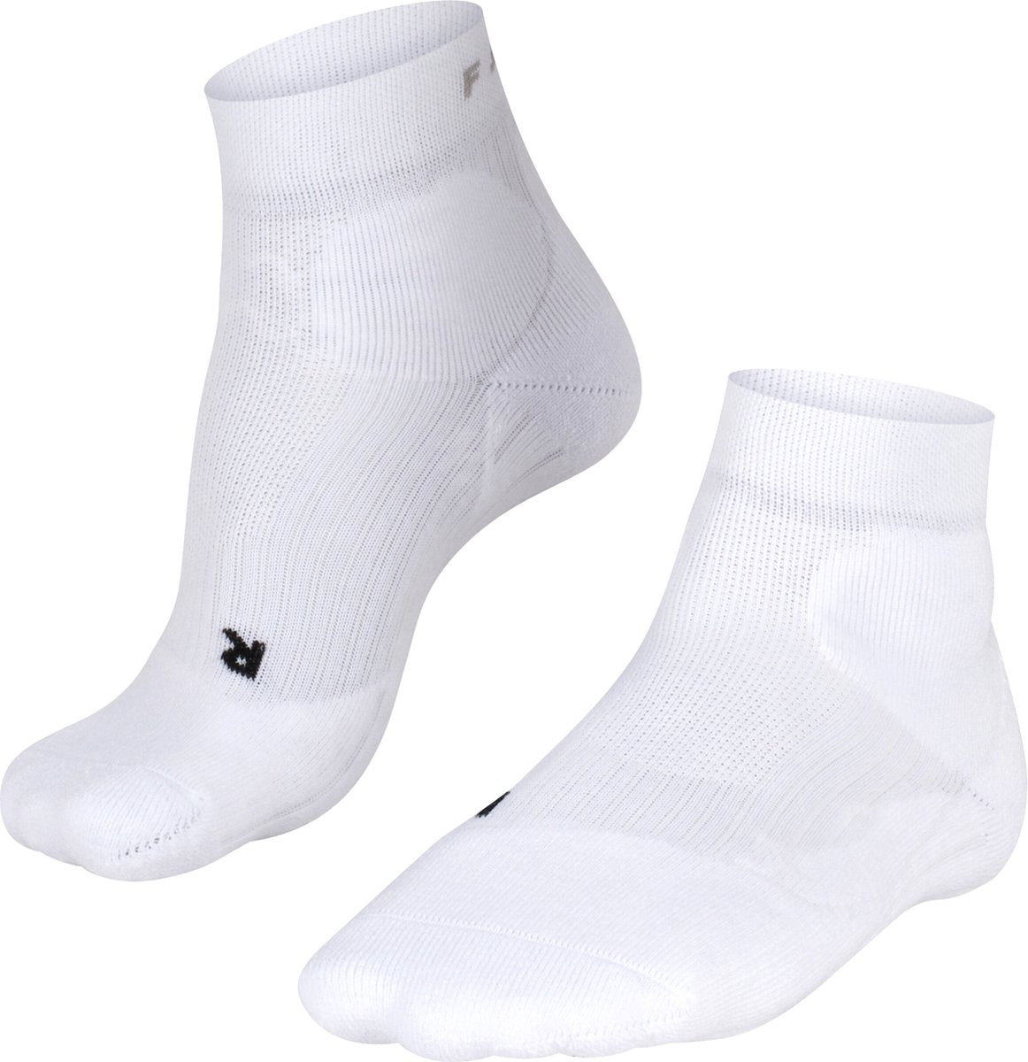Falke te2 short anti-blaar katoen functioneel materiaal tennissokken heren wit - maat 39-41