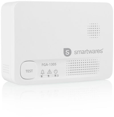 Smartwares fga-13051 - koolmonoxidemelder co melder - 85 db - 10 jaar sensor - bsi gecertificeerd
