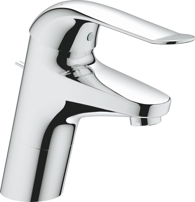 Grohe eurosmart cares wastafelkraan met waste chroom