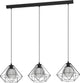 Eglo vernham - hanglamp - e27 - 114,5 cm - zwart