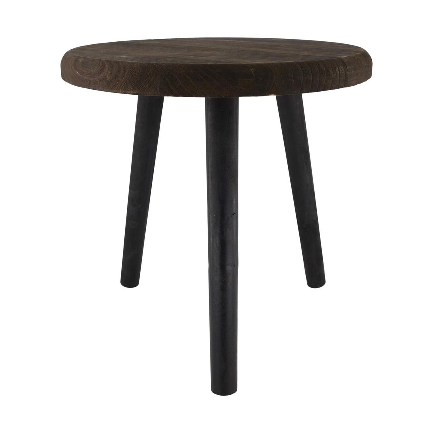 Dijk natural collections bijzettafel rond paulowniahout 38x38x38cm