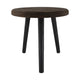 Dijk natural collections bijzettafel rond paulowniahout 38x38x38cm