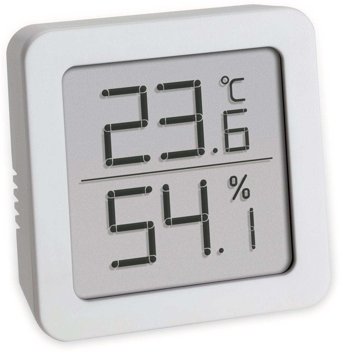 Tfa dostmann thermo- en hygrometer wit