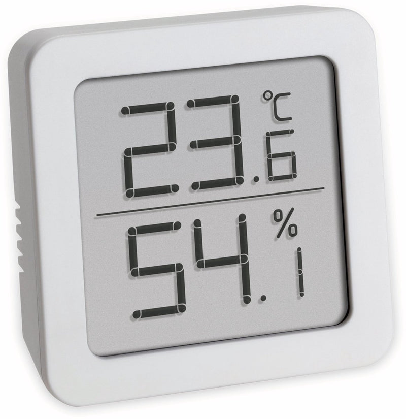 Tfa dostmann thermo- en hygrometer wit