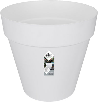 Elho loft urban rond 50 - bloempot voor buiten - ø 48.5 x h 44.5 cm - wit