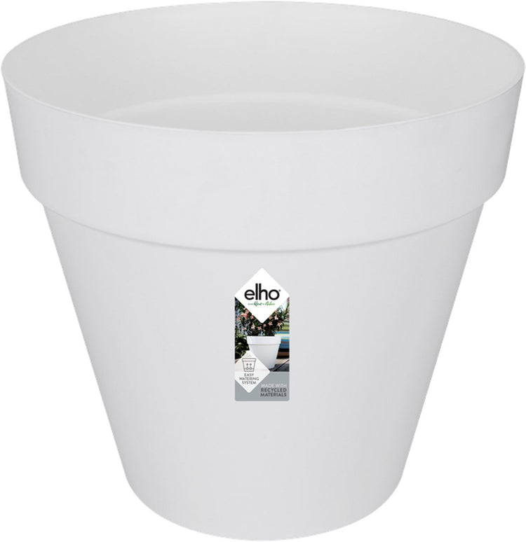 Elho loft urban rond 50 - bloempot voor buiten - ø 48.5 x h 44.5 cm - wit