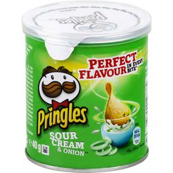 Pringles sour cream onion (12x 40gr)