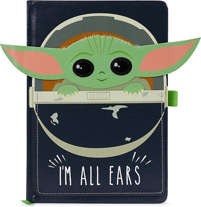 Pyramid international star wars notitieboek the mandalorian premium a5 i'm all ears zwart