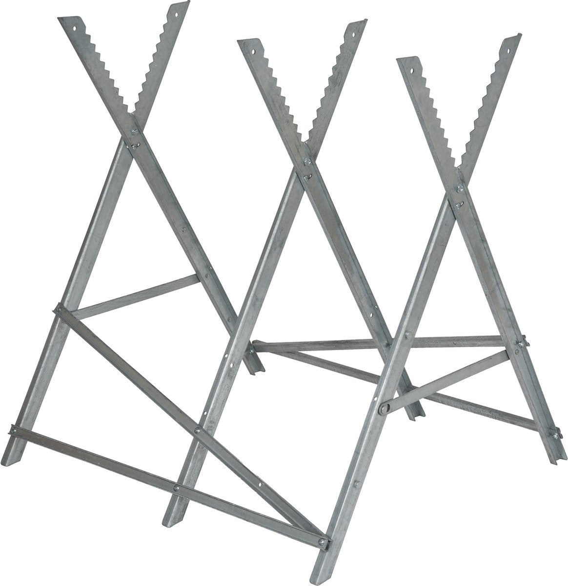 Einhell zaagbok - max. belasting: 200 kg - lengte: ca. 80 cm - inklapbaar - max. diameter houtblokken: ø30 cm - 3 werkhoogtes: 60, 64 en 68 cm