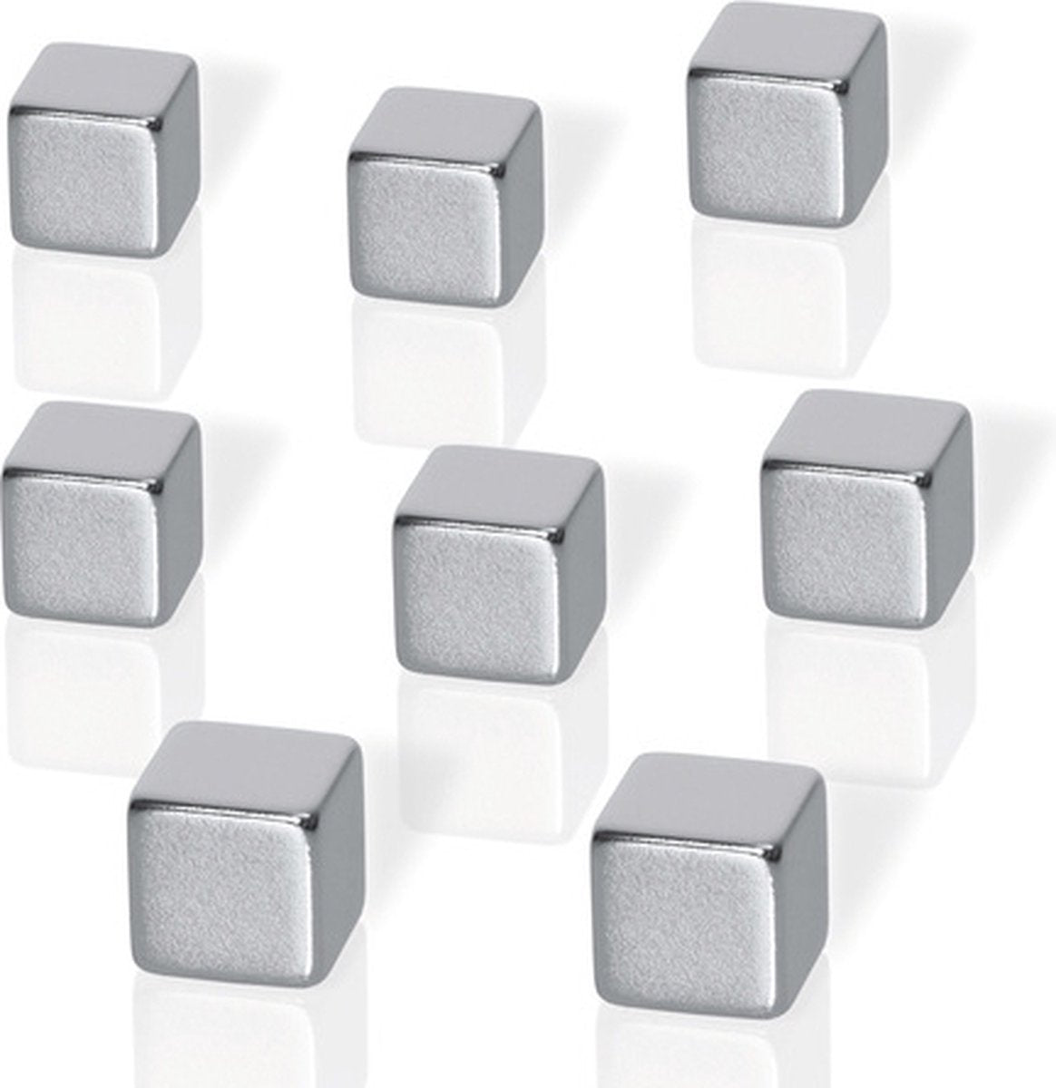 Sigel magneten - be!board - 8 stuks - vierkant - si-83101