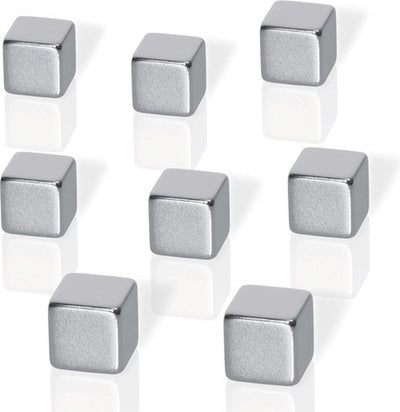 Sigel magneten - be!board - 8 stuks - vierkant - si-83101