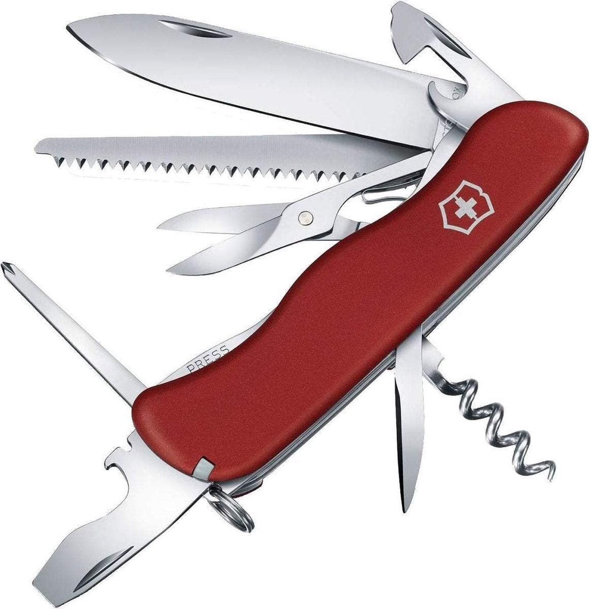 Victorinox outrider red zwitsers zakmes - 14 functies - rood